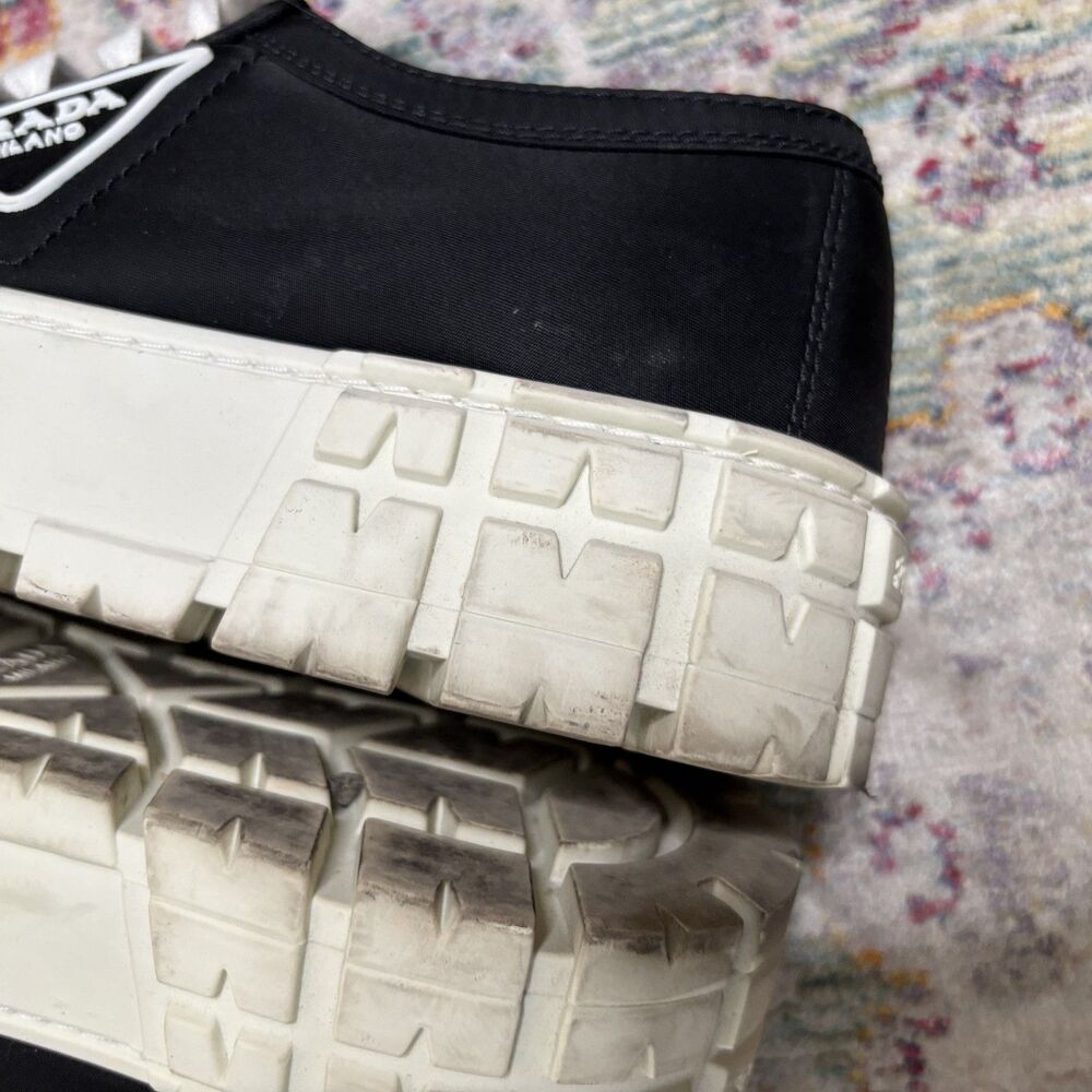 Prada Double Wheel Sneakers Black - Picture 10 of 12
